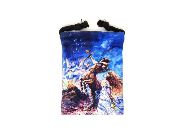 Fantasy harcos mintás szütyő – textil ajándéktasak 13x18 cm