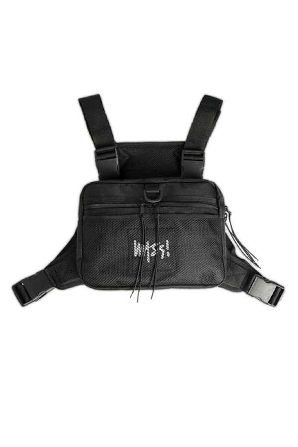 Mass Denim Chest Bag Signature black