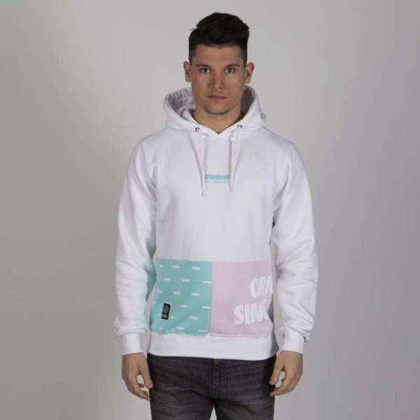 Mass Denim Sweatshirt Blockbuster Hoody white