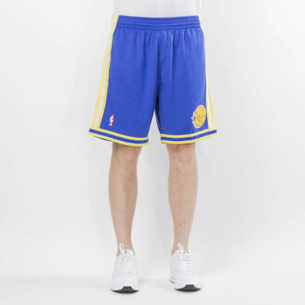 Mitchell & Ness shorts Golden State Warriors royal Swingman Shorts
