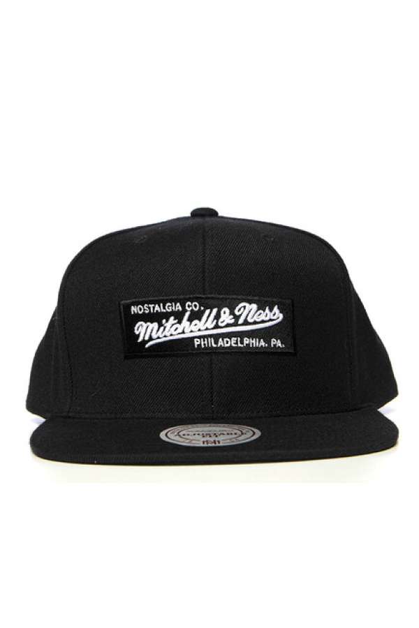 Mitchell & Ness snapback Branded Small Box Logo Snapback black