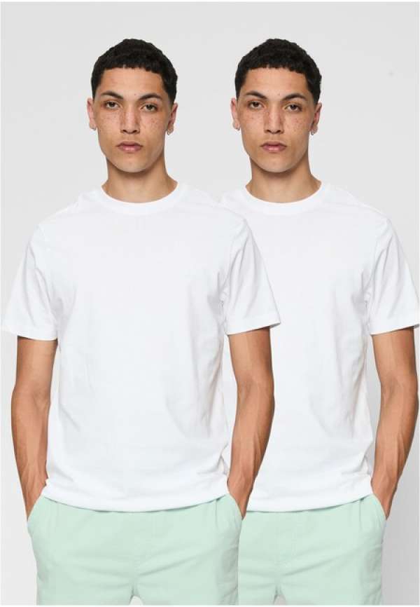 Urban Classics Basic Tee 2-Pack white/white