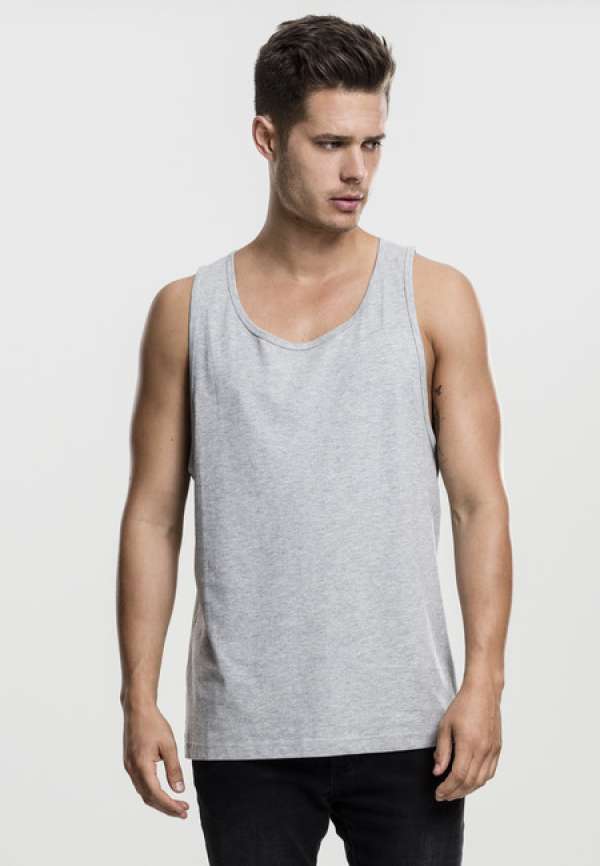 Urban Classics Jersey Big Tank h.grey