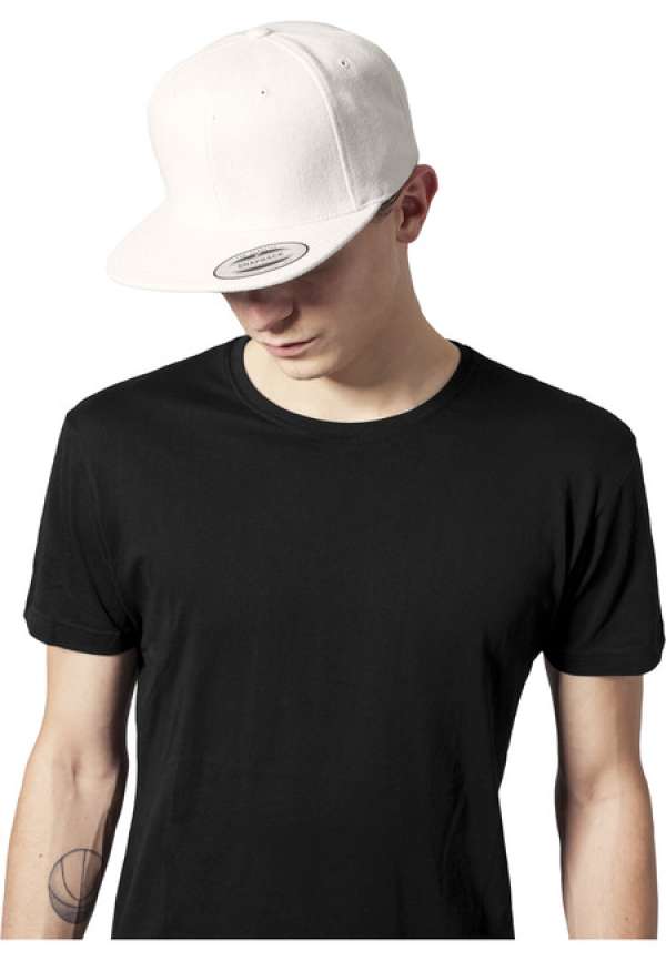 Urban Classics Melton Wool Snapback white
