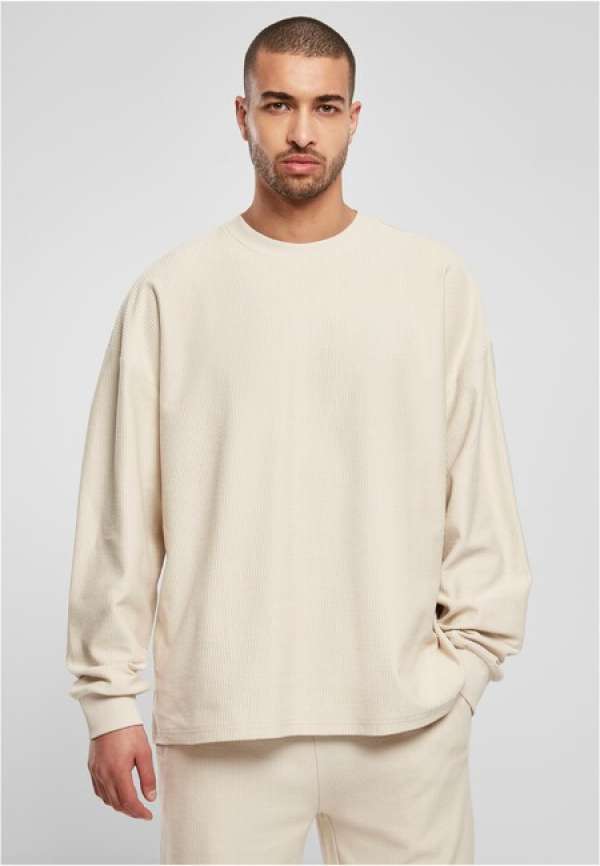 Urban Classics Rib Terry Boxy Crew softseagrass