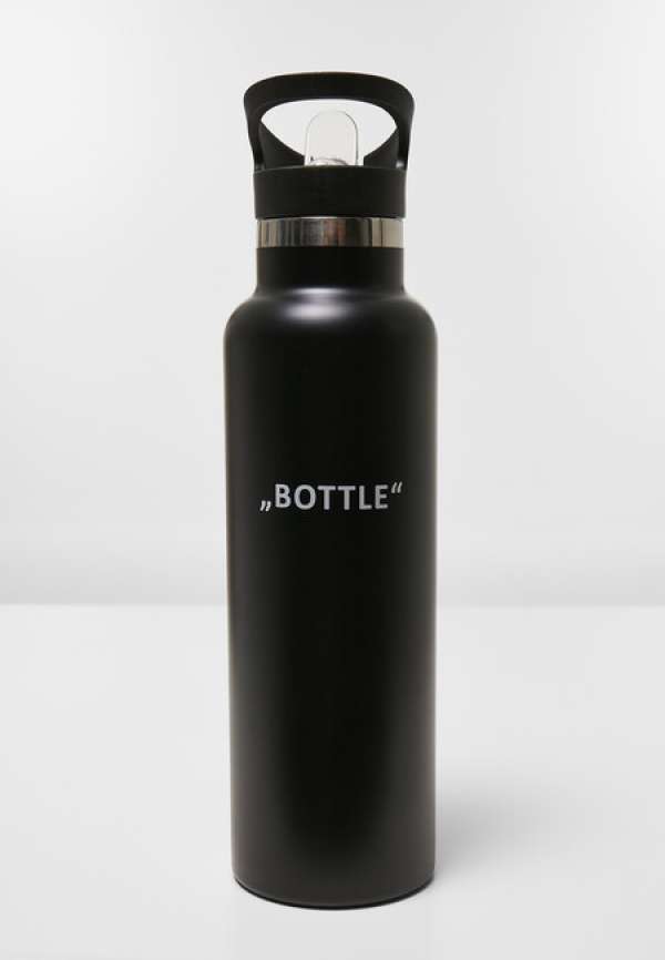 Mr. Tee Lettered Survival Bottle black