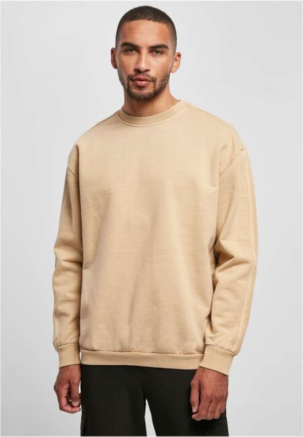 Urban Classics Heavy Terry Garment Dye Crew unionbeige