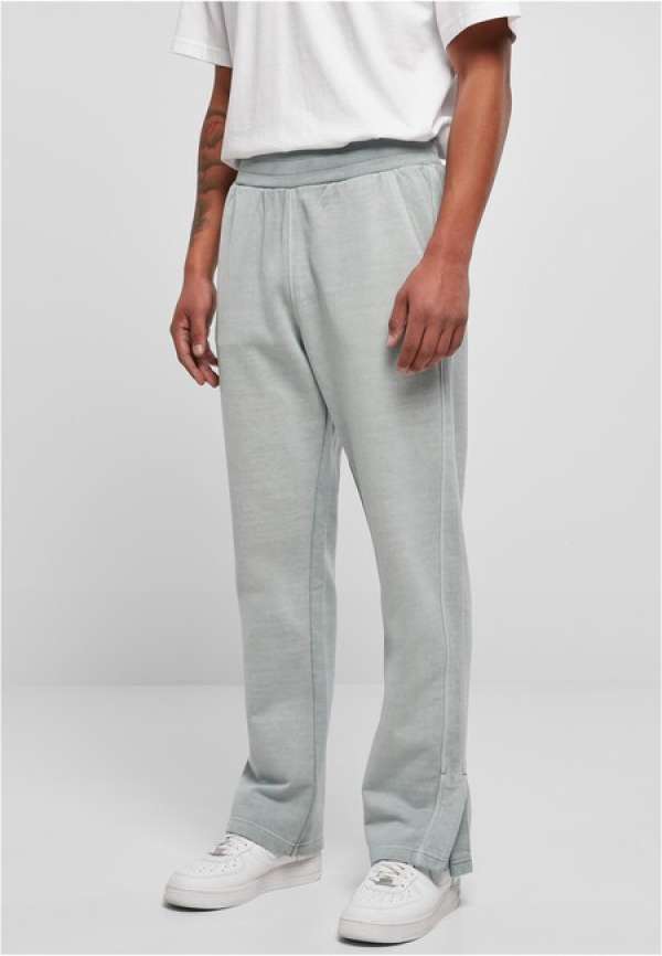 Urban Classics Heavy Terry Garment Dye Slit Sweatpants summerblue