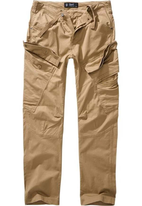 Brandit Adven Slim Fit Cargo Pants camel
