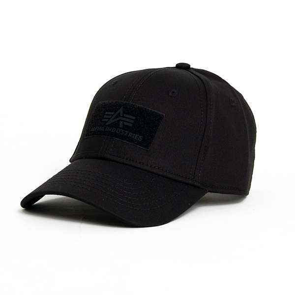 Alpha Industries Velcro Cap Black Black