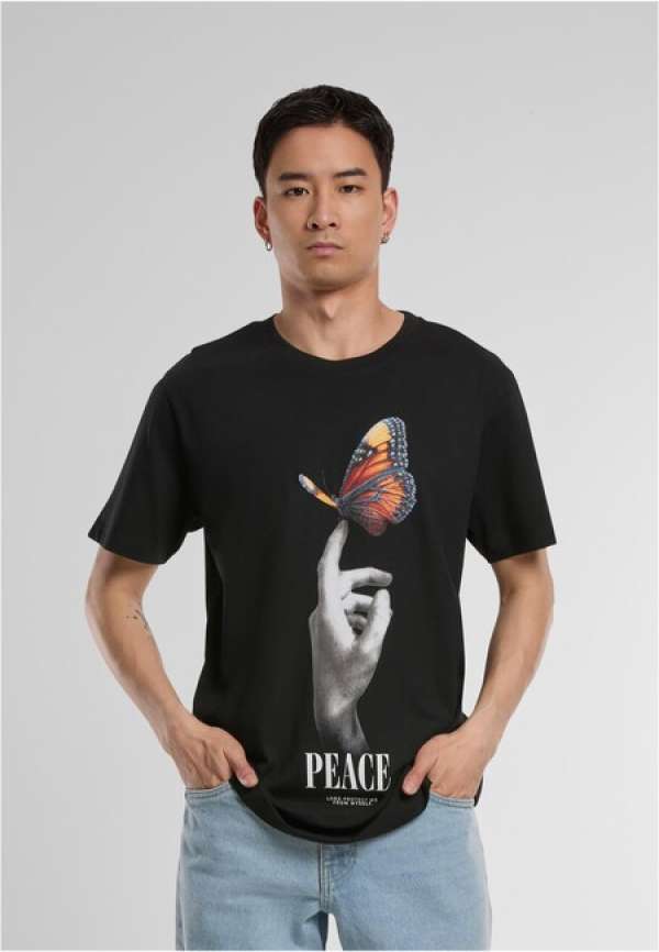 Mr. Tee Peace Butterfly Tee black