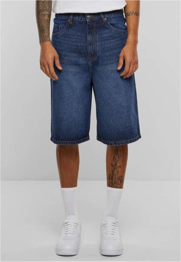 Urban Classics 90's Heavy Denim Shorts new dark blue washed