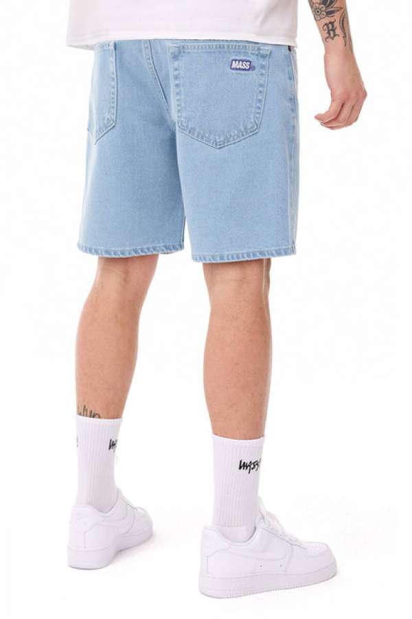 Mass Denim Box Jeans Shorts relax fit light blue