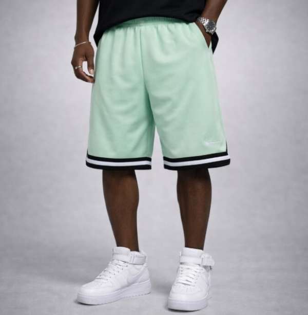 Szorts Karl Kani Small Signature Essential Mesh light mint