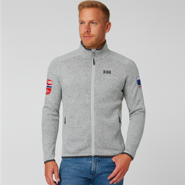 Pulcsi Helly Hansen Varde Fleece Jacket 2.0 Grey