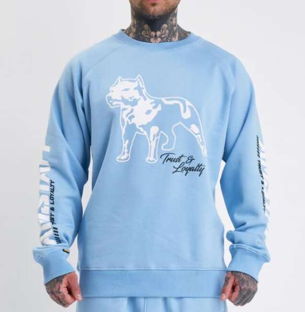 Amstaff Logo 2.0 Sweatshirt Horizon Blue