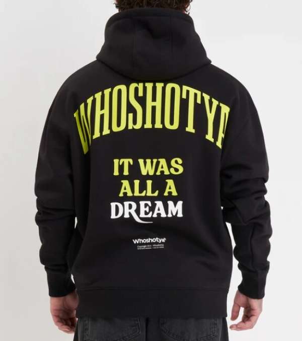 Whoshotya Toxigen Heavy Oversize Hoodie Black