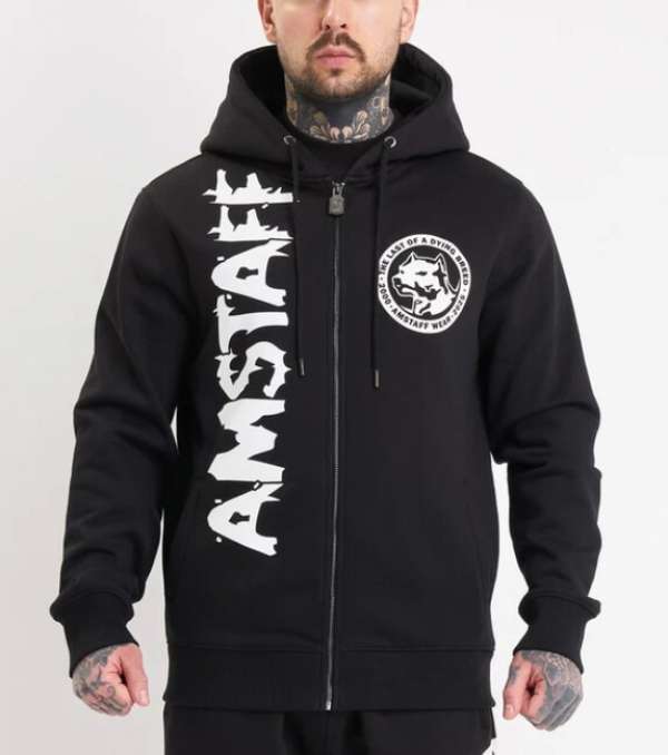 Amstaff Valtor Ziphoodie Black