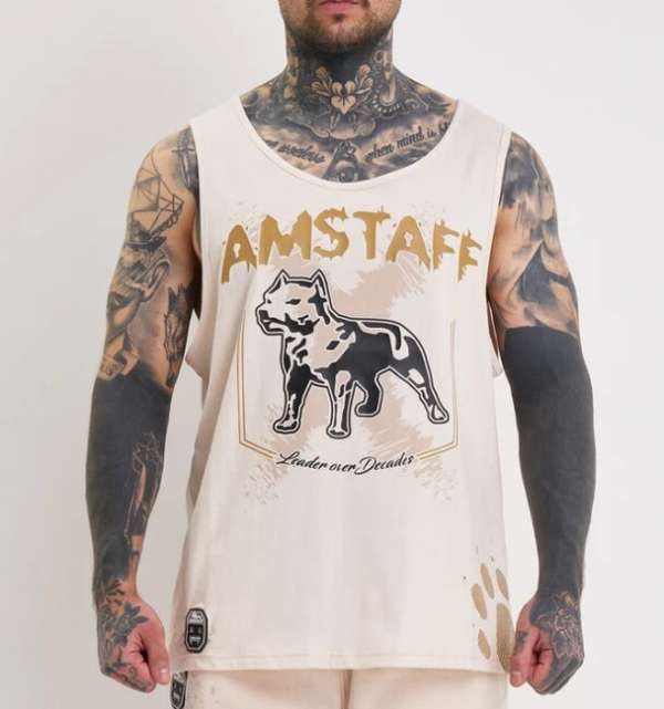 Amstaff Kaldar Tanktop Creamwood