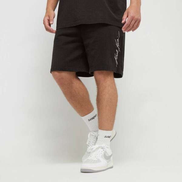 Karl Kani shorts Autograph Washed Sweatshorts black