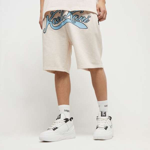 Šort Karl Kani Small Signature Diner Sweatshorts Vanilla Melange
