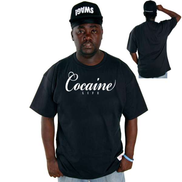 Cocaine Life Basic Logo Tee Black
