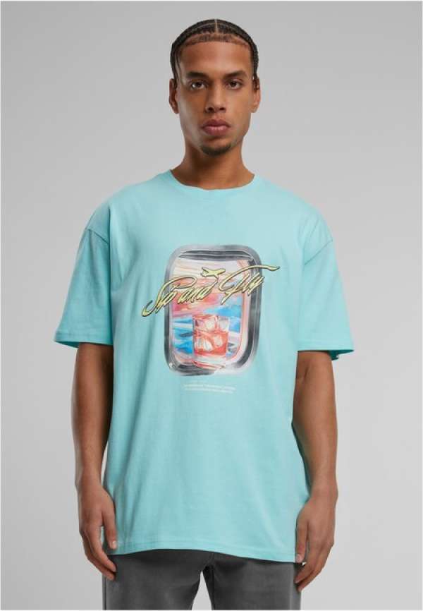 Mr. Tee Sip&Fly Heavy Oversize Tee berylblue