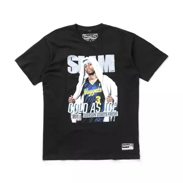 Mitchell & Ness NBA Slam Tee Denver Nuggets Allen Iverson black