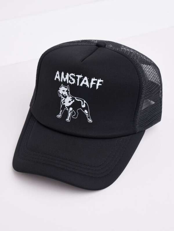 Amstaff Logo Mesh Cap Black