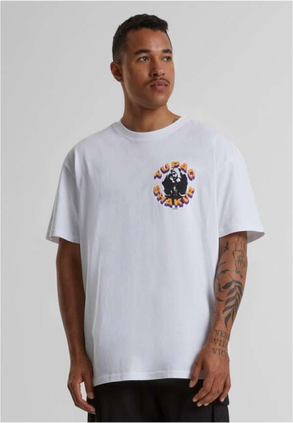 Mr. Tee 2Pac Toss it up Oversize Tee white