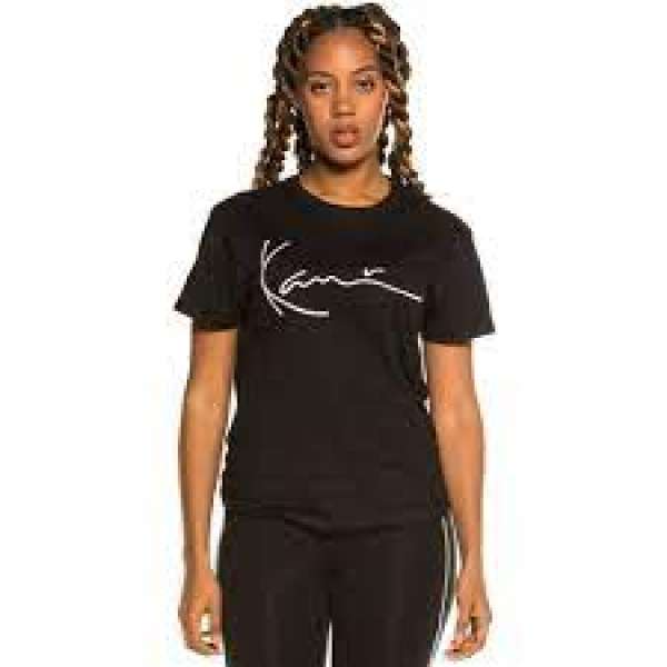 Noi polo Karl Kani WMNS Small Signature Essential OS Tee black