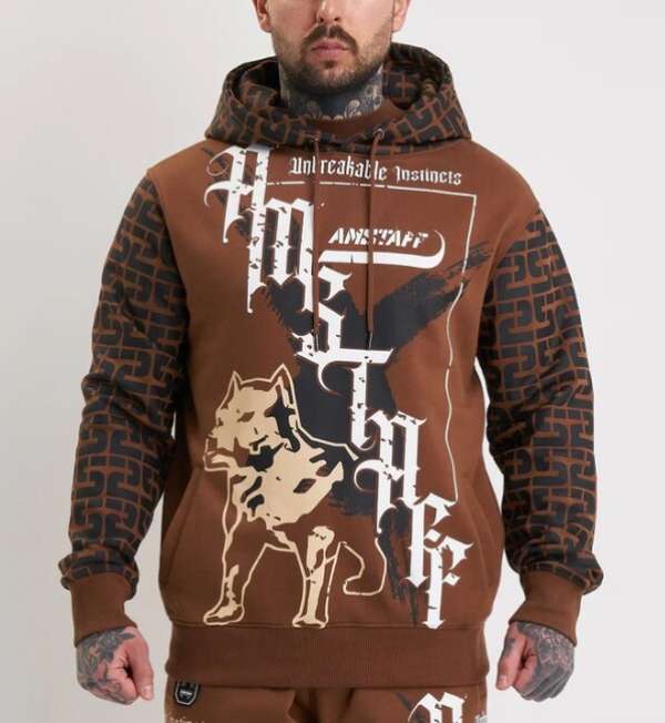 Amstaff Ashur Hoodie Brown