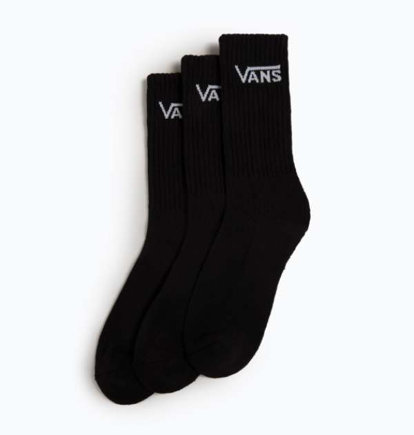 Zokni VANS Classic Crew Black Socks