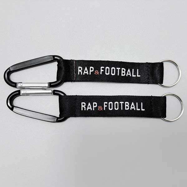 Kulcstartó Rap Football Basic Logo Keychain Black 2darab