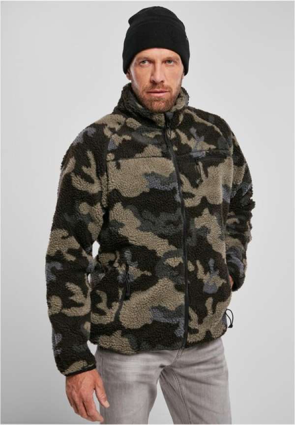 Brandit Teddyfleece Jacket darkcamo