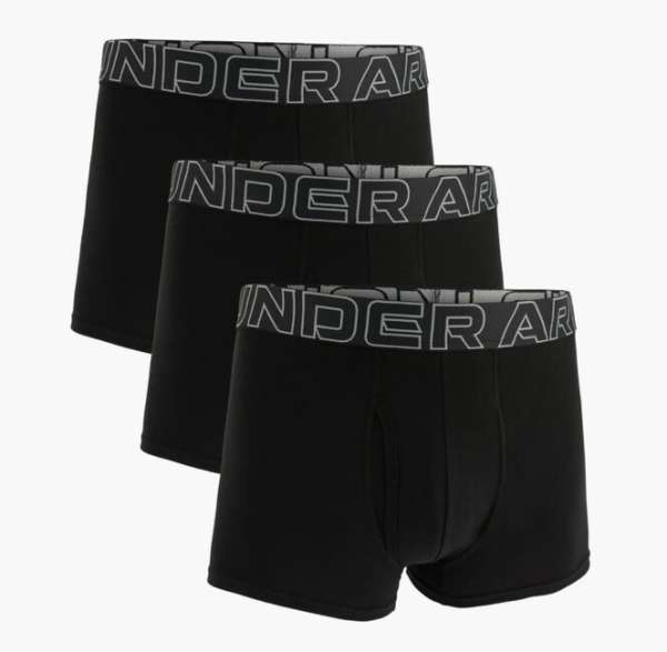 Under Armour M UA Perf Cotton 3in-BLK