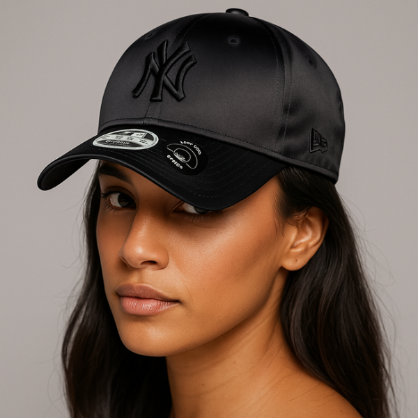 Női Sapka New Era 9Forty Womens MLB Satin bow back NY Yankees Black