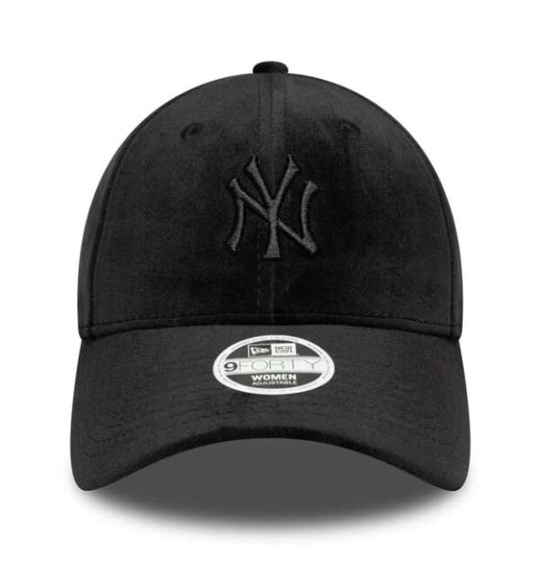Női Sapka New Era 9Forty Womens MLB Leo Velour NY Yankees Black