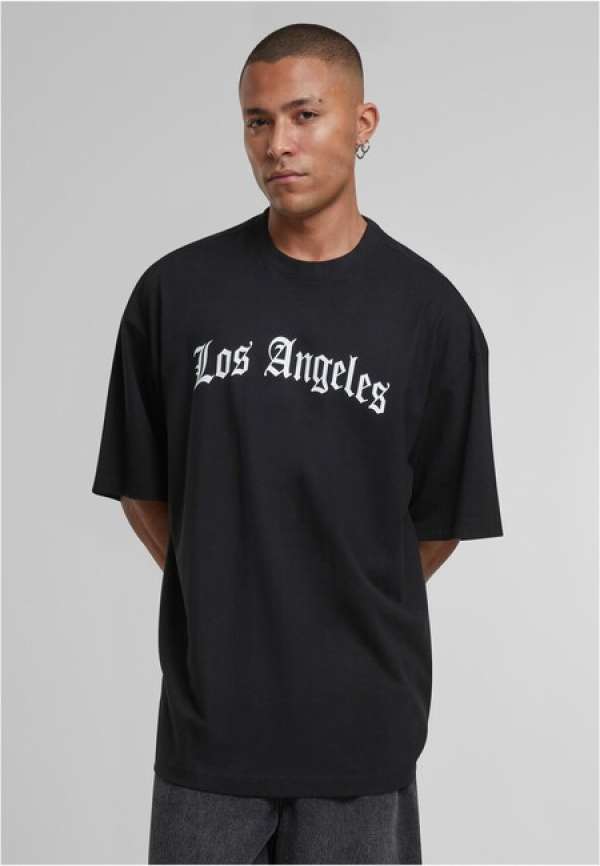 Mr. Tee Los Angeles Wording New Huge Tee black
