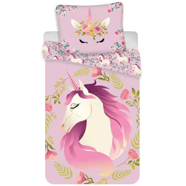 Ágynemű garnitúra Egyszarvú 140x200 cm + 70x90 cm