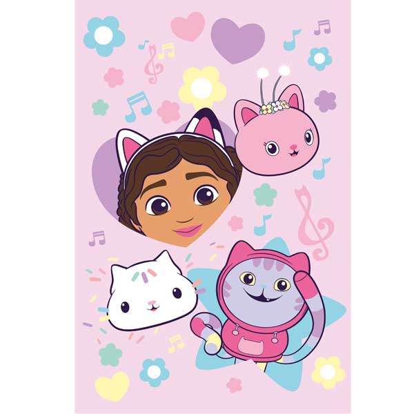 Gyerek polár takaró Gabby Dollhouse 