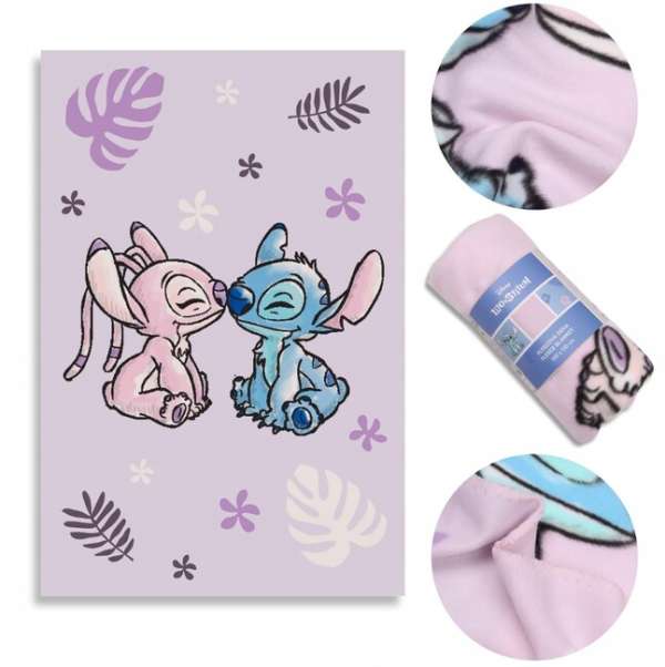 Mikroszálas takaró Lilo and Stitch 
