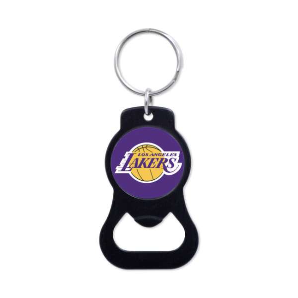 WinCraft NBA Black Bottle Opener Key Ring Los Angeles Lakers