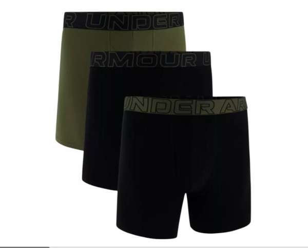 Under Armour M UA Perf Cotton 6in - 3pk