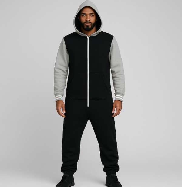 DEF / Jumpsuite Black Grey