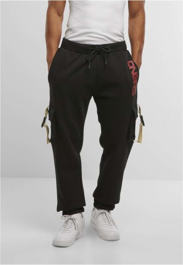 Dangerous DNGRS Loud Jogginghosen black/red