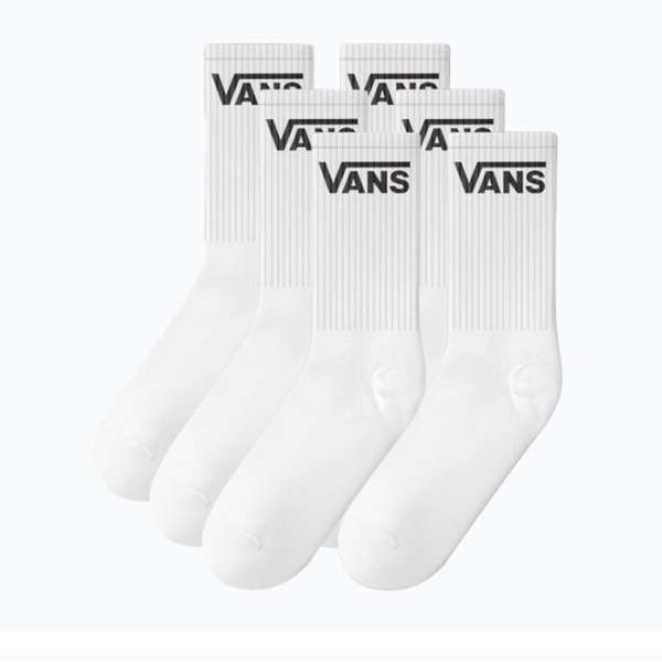 Zokni VANS Classic Half Crew White, Medium