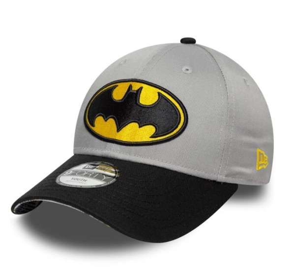 Gyerek Sapka Kids NEW ERA 9Forty Kids DC Batman Grey Black