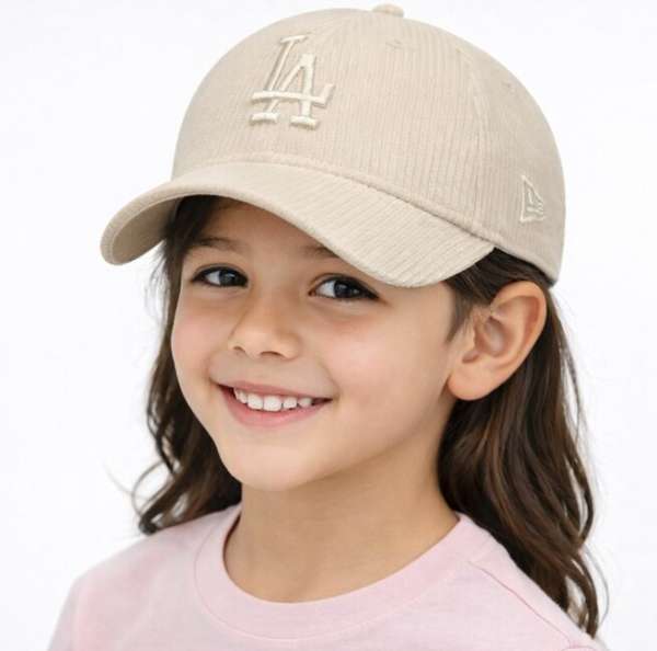 Gyerek Sapka Kids NEW ERA 9Forty Kids MC MLB Cord LA Dodgers light Stone