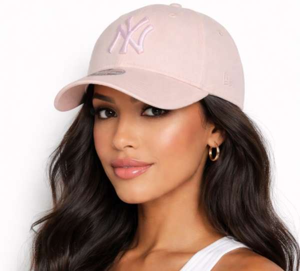 Női Sapka New Era 9Forty Womens MLB Metallic Logo NY Yankees Pink